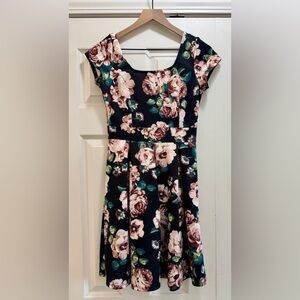 Floral Fit and Flare X-line Sundress